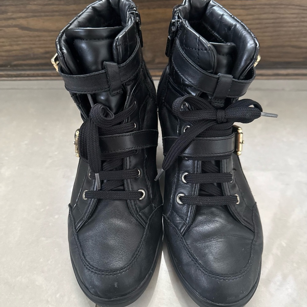 Geox Black High-Top Sneakers